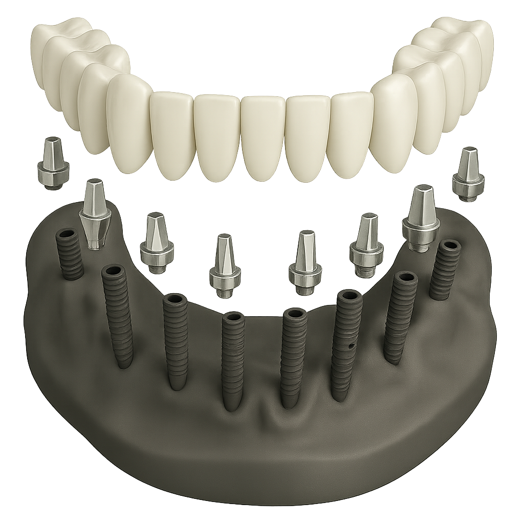 3-On-8 dental implant
